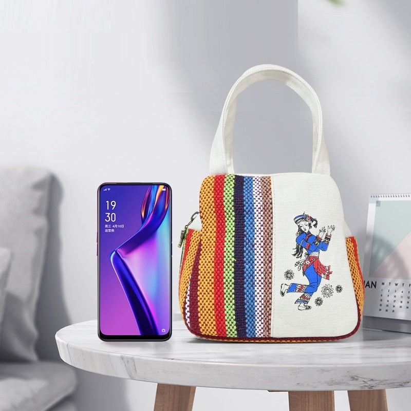 National Literature And Art National Style Small Group Mobile Bag