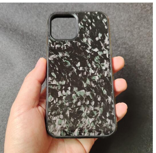Carbon Fiber Magsafe Forged Pattern TPU Phone Case