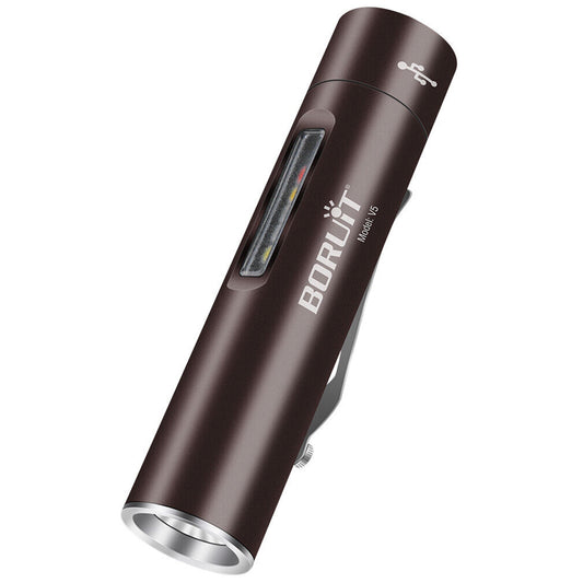 Mini Pocket LED Flashlight Magnetic Work Light- USB Rechargeable