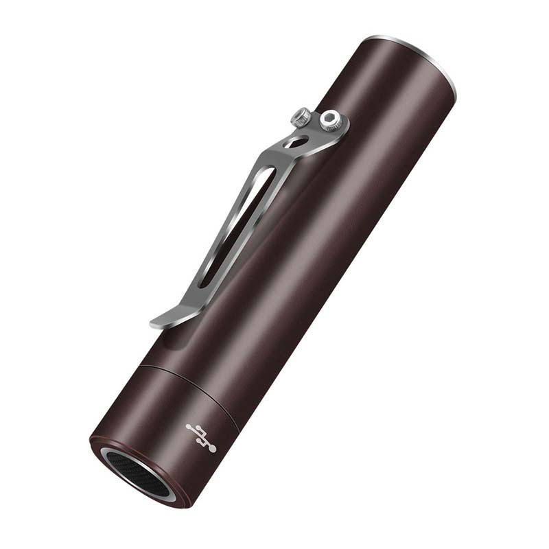 Mini Pocket LED Flashlight Magnetic Work Light- USB Rechargeable