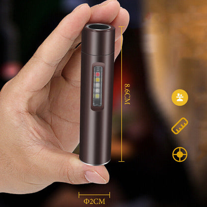 Mini Pocket LED Flashlight Magnetic Work Light- USB Rechargeable