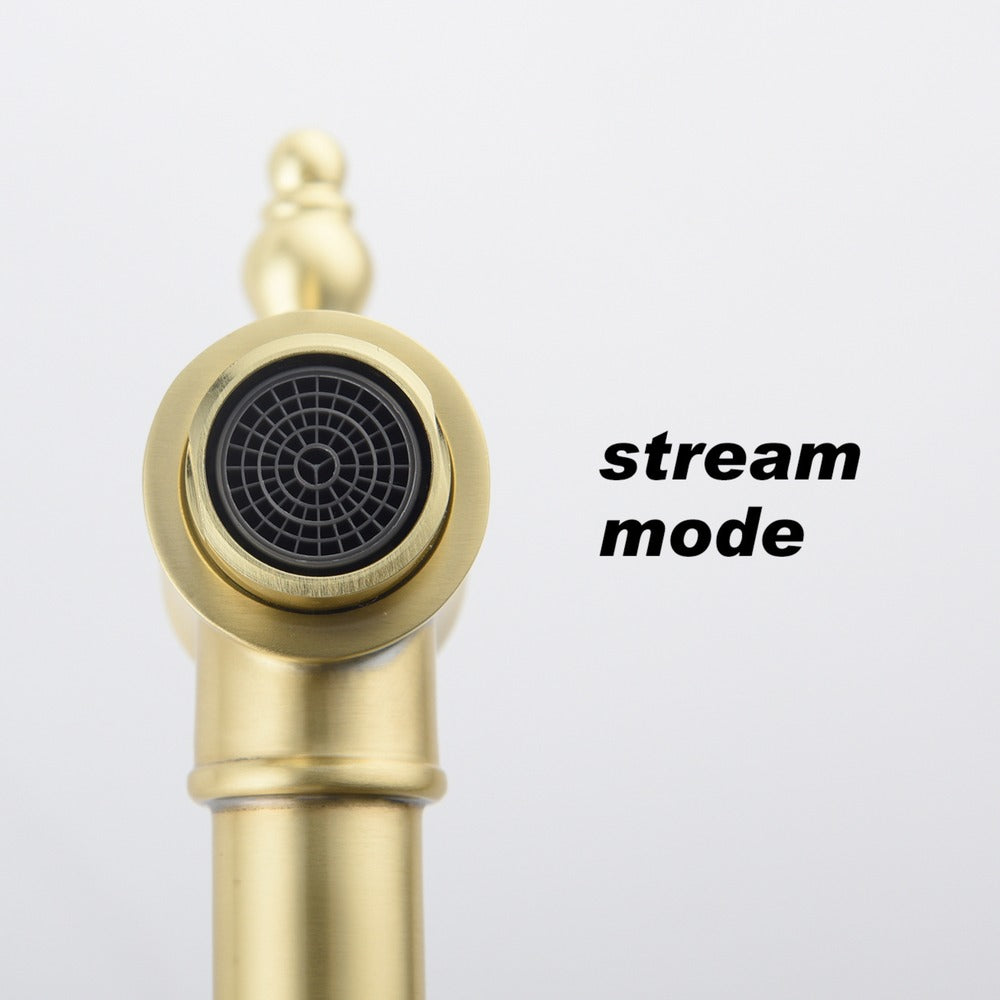 Wall Mount Pot Filler Faucet - Gold