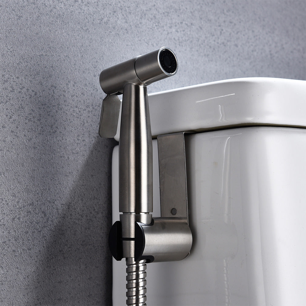 Bidet Sprayer for Toilet Handheld Cloth Diaper Sprayer - Silver