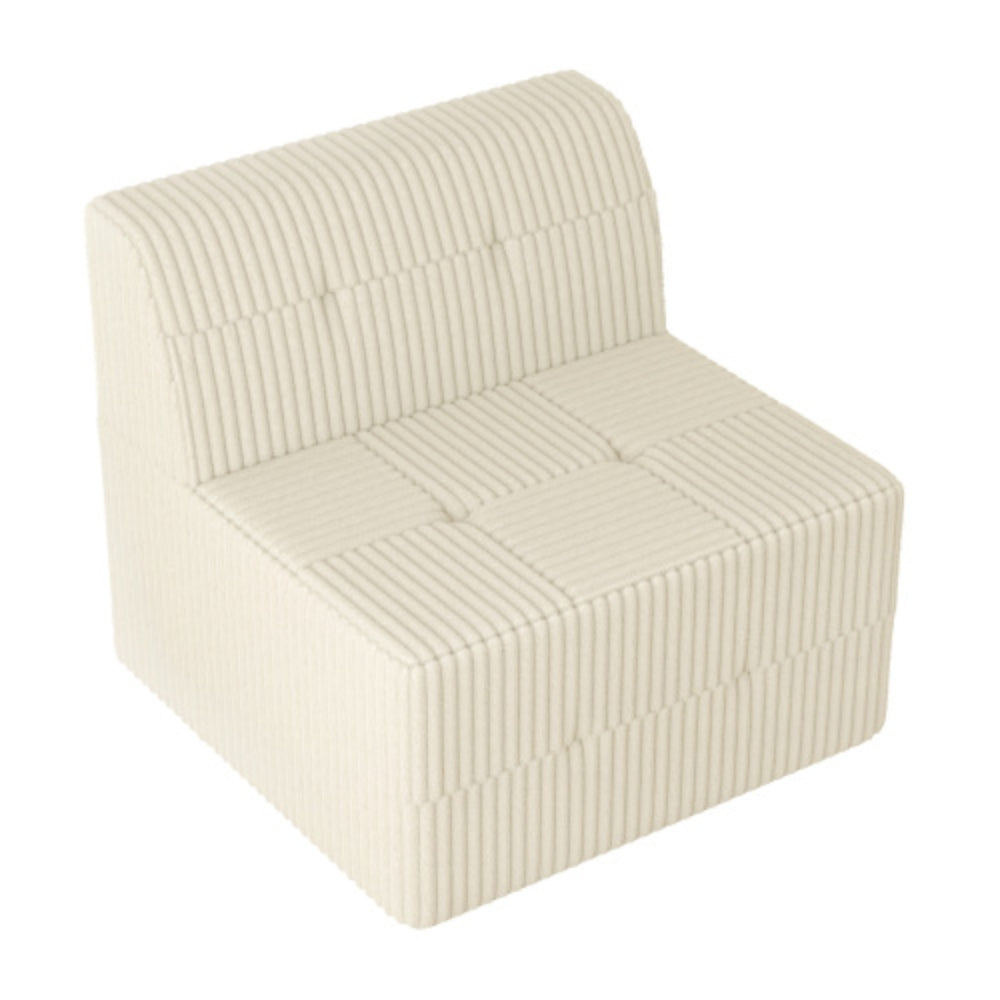 Single Seat Sofa Compressed Sectional Modern Minimalist Style