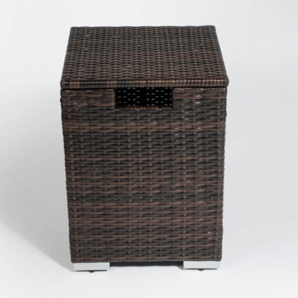 Outdoor Rattan Propane Tank Cover for Wicker Gas Cylinder