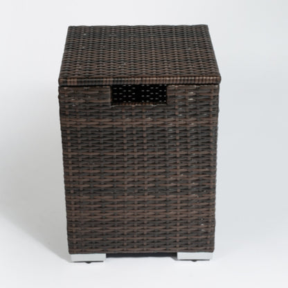 Outdoor Rattan Propane Tank Cover for Wicker Gas Cylinder