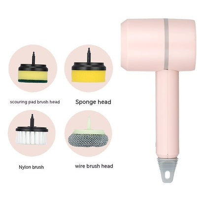 Multifunction Electric Cleaning Brush - Wireless USB Rechargeable, Professional Scrubber for Kitchen, Bath, and More