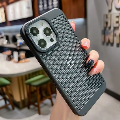 Mesh Breathable Heat Dissipation 1 Metal Frame Phone Case