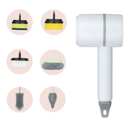 Multifunction Electric Cleaning Brush - Wireless USB Rechargeable, Professional Scrubber for Kitchen, Bath, and More