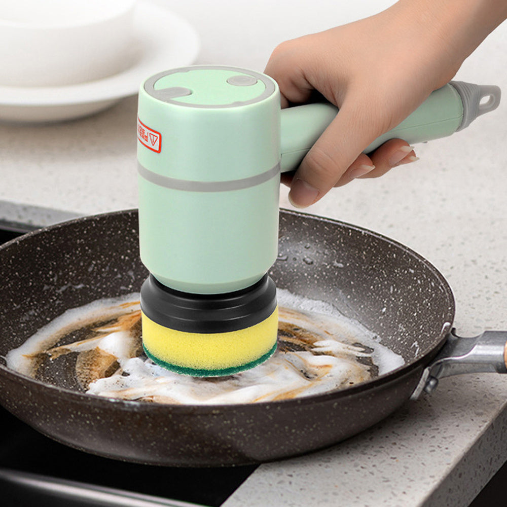 Multifunction Electric Cleaning Brush - Wireless USB Rechargeable, Professional Scrubber for Kitchen, Bath, and More