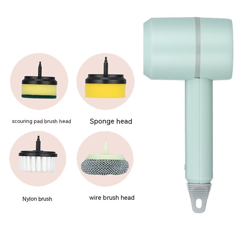 Multifunction Electric Cleaning Brush - Wireless USB Rechargeable, Professional Scrubber for Kitchen, Bath, and More